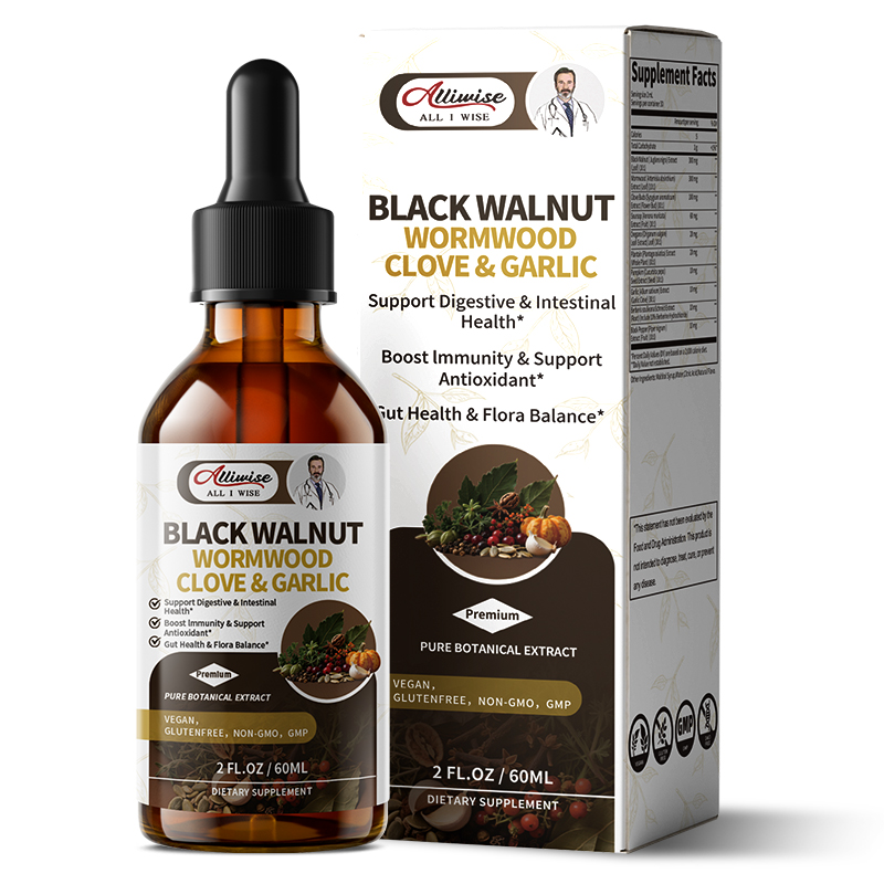 Herbal Supplement - Alliwise Zwarte Walnoot Lila Druppel met