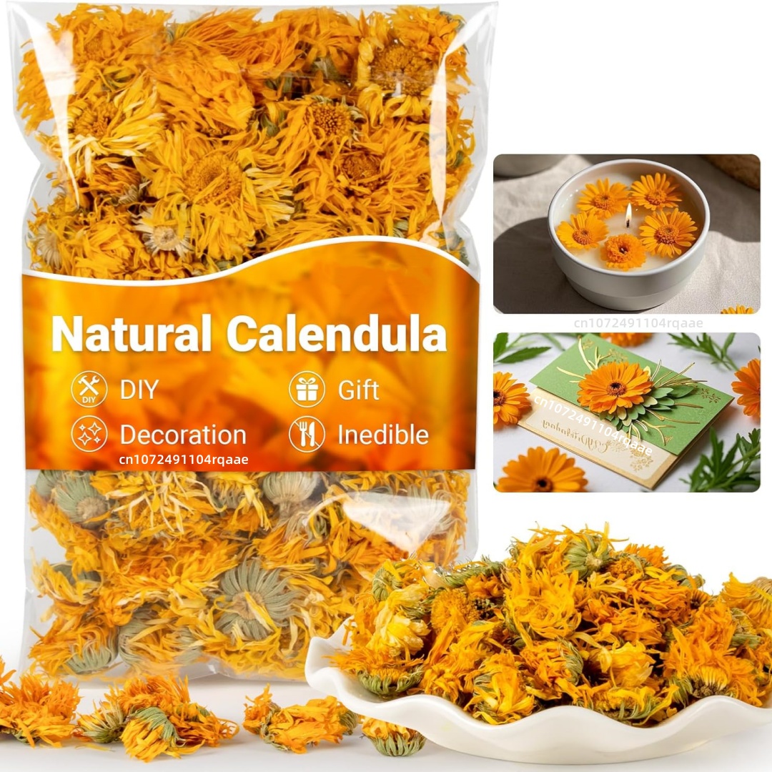 Chamomile Tea - Natuurlijke gedroogde goudsbloembloemen (oranje calendula) voor