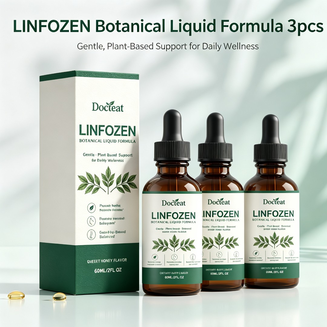 Herbal Tincture - Natuurlijk kruidenserum, zachte lymfeverzorgende druppels, plantaardige