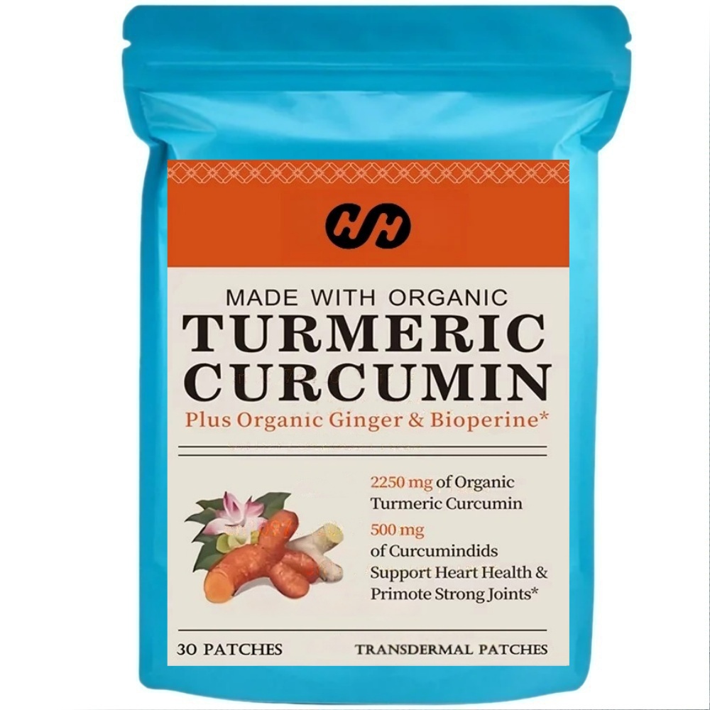 30 pleisters Kurkuma Curcumine - Turmeric recensie en prijs