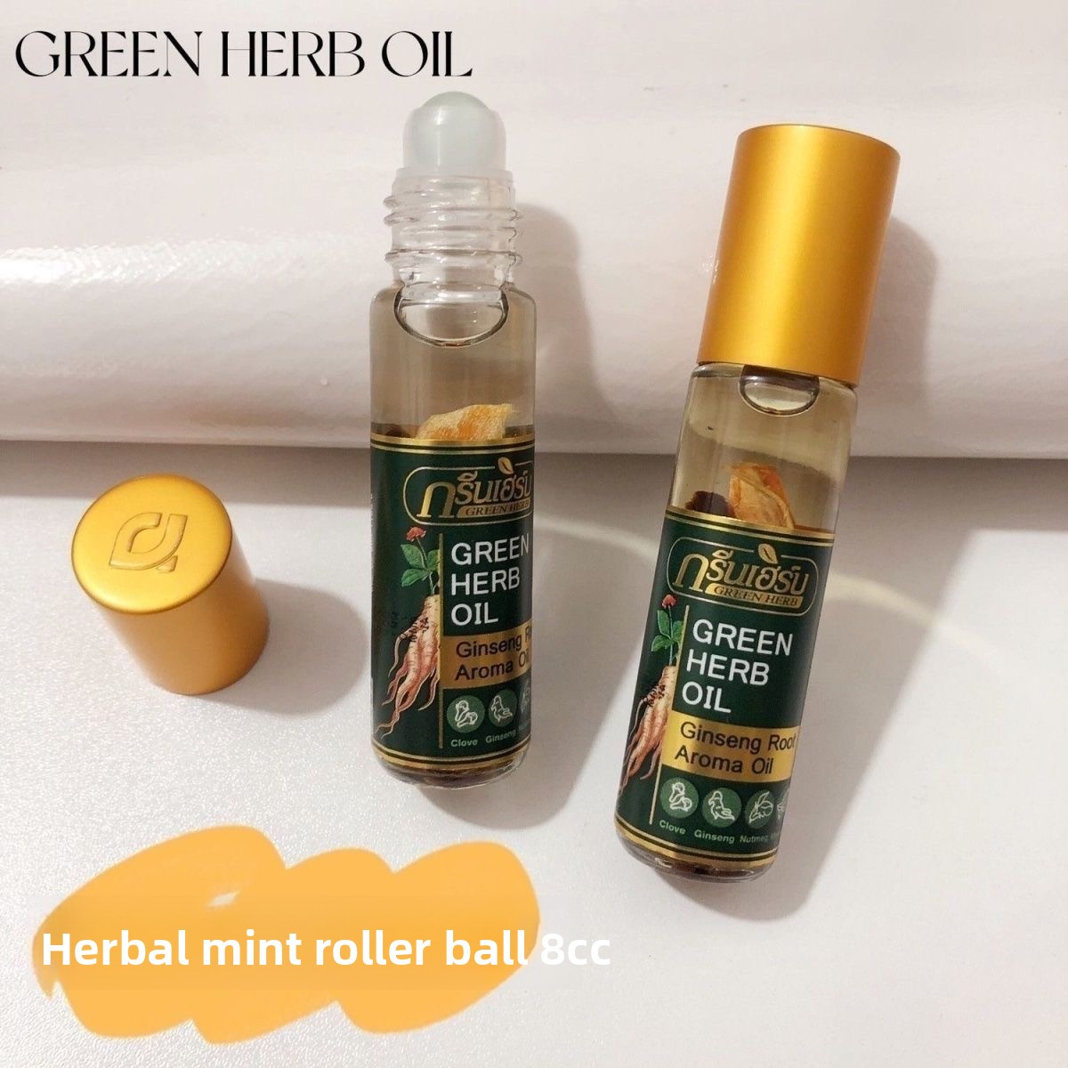 Thaise Munt Ginseng Roll-on Kr - Ginger Tea recensie en prijs